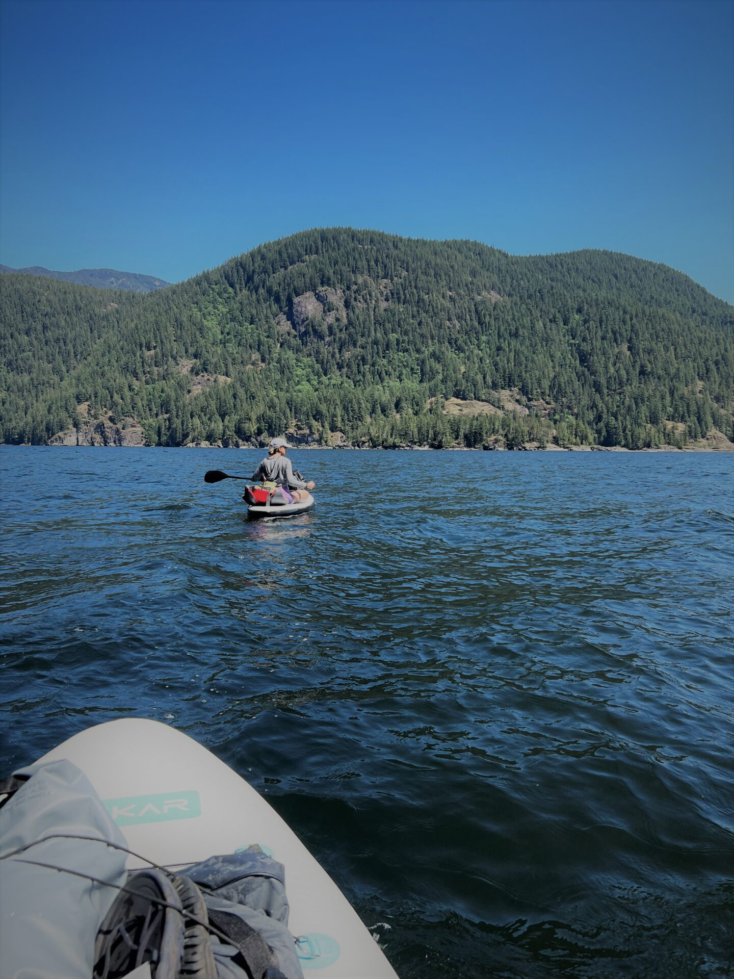 On the water in Deep Cove in Vancouver 