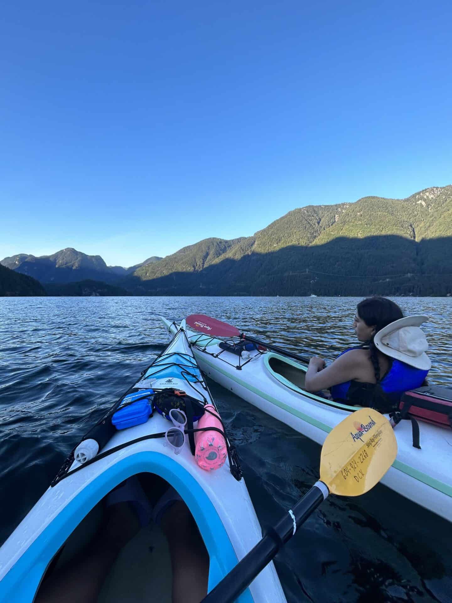 kayak rentals from Deep Cove Kayak